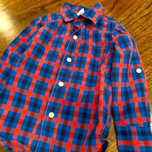 Gap - Toddler Boys Plaid Button Down